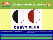 Tablet Screenshot of chevyclub.com